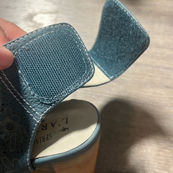 Spring Step L’Artiste Fab Blue Leather Heel - 39 - Picture 6 of 10